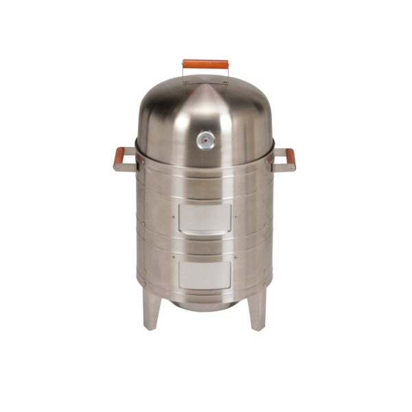 Stainless Steel Charcoal Water Smoker - 图片 2