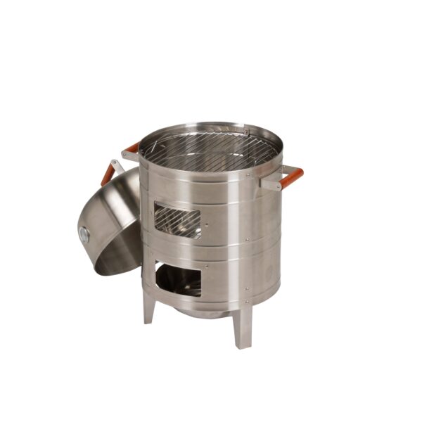 Stainless Steel Charcoal Water Smoker - 图片 3