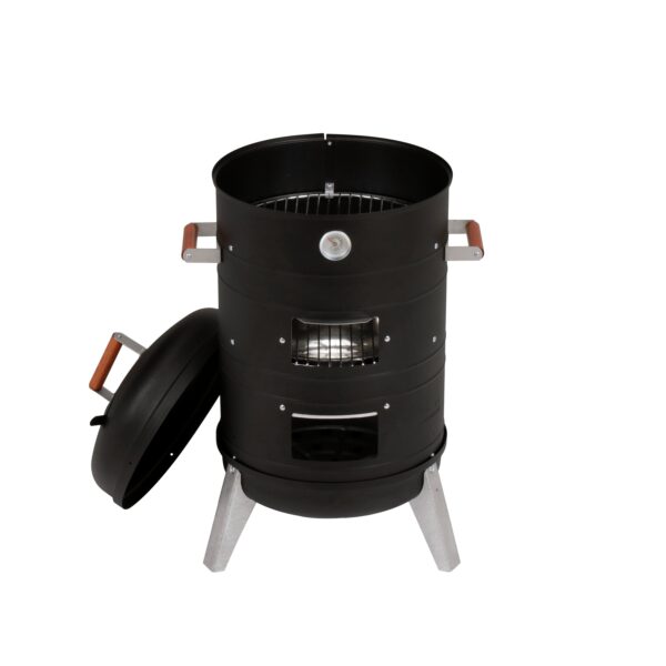 2 in 1 Charcoal Water Smoker - 图片 3
